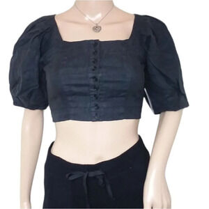 Joie BLANCHE SHORT SLEEVE LINEN TOP